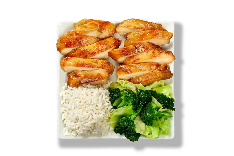 Double protein plate