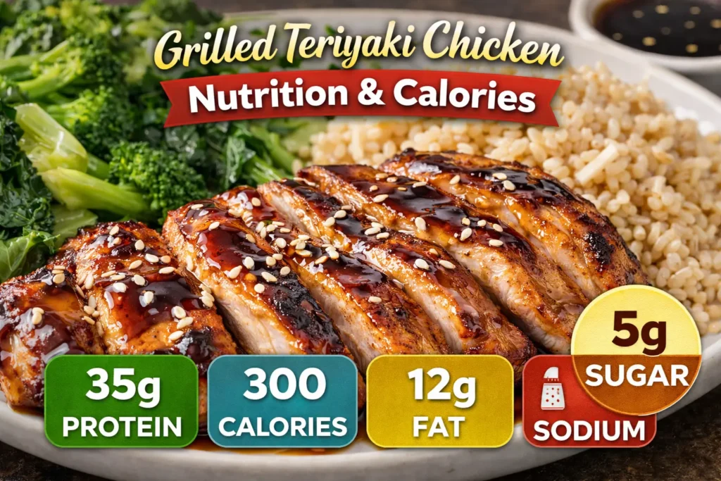 Grilled Teriyaki Chicken Nutrition & Calories