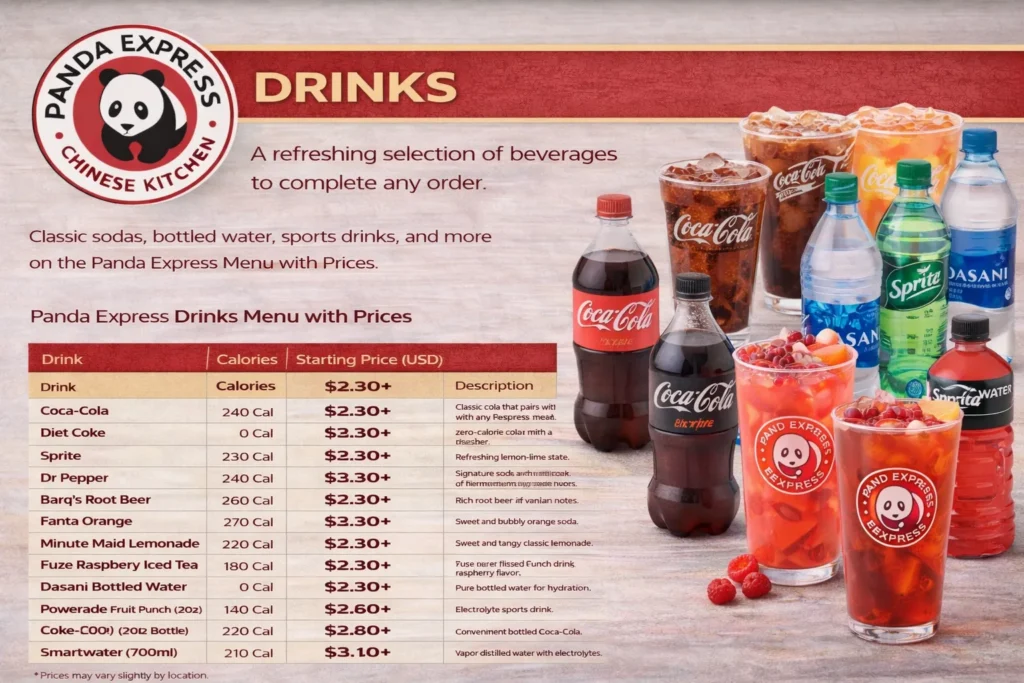 Panda Express Drinks