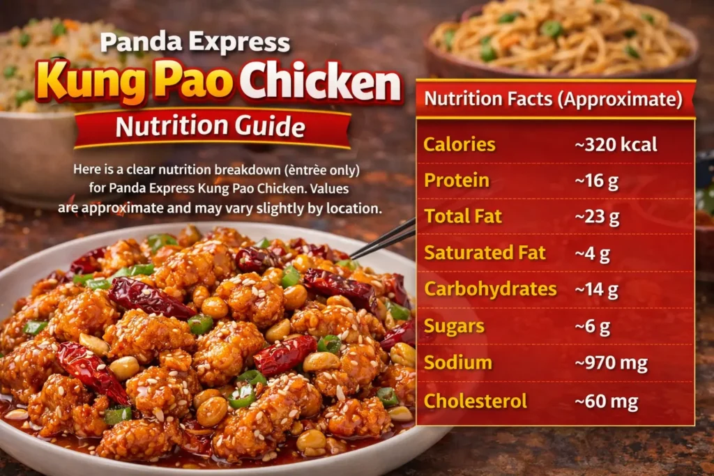 Panda Express Kung Pao Chicken Nutrition & Calories Guide