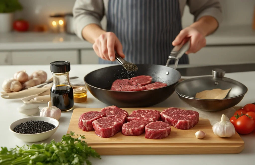 Black Pepper Sirloin Steak recipe