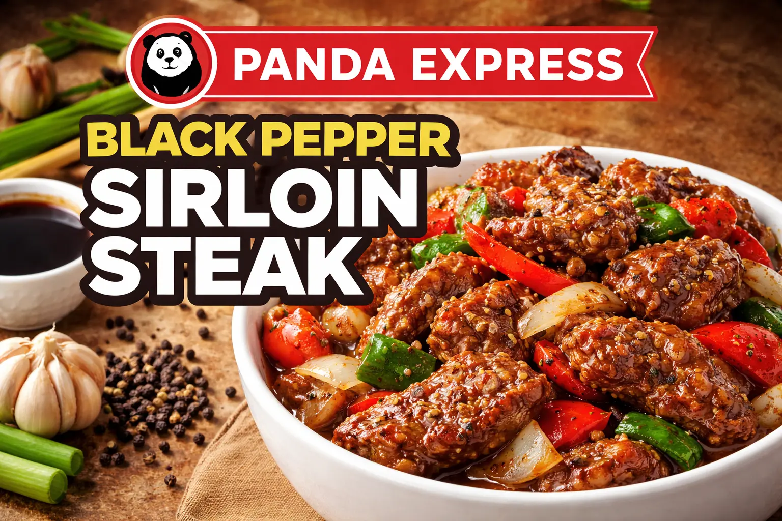 Black Pepper Sirloin Steak