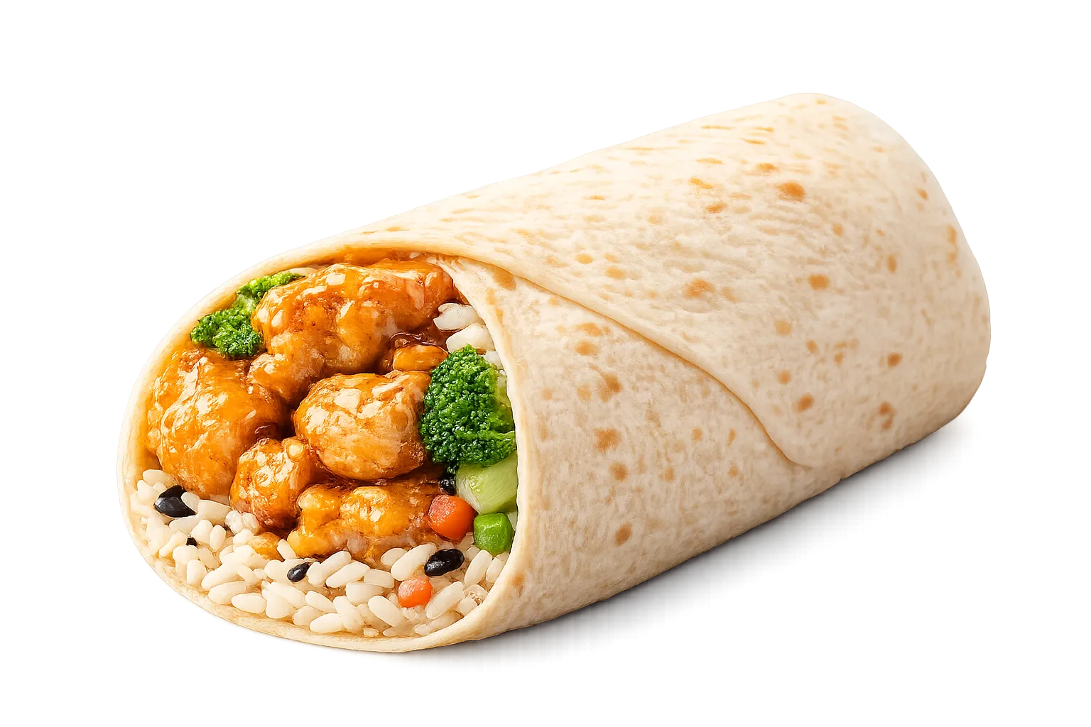 Panda Express Orange Chicken Burrito
