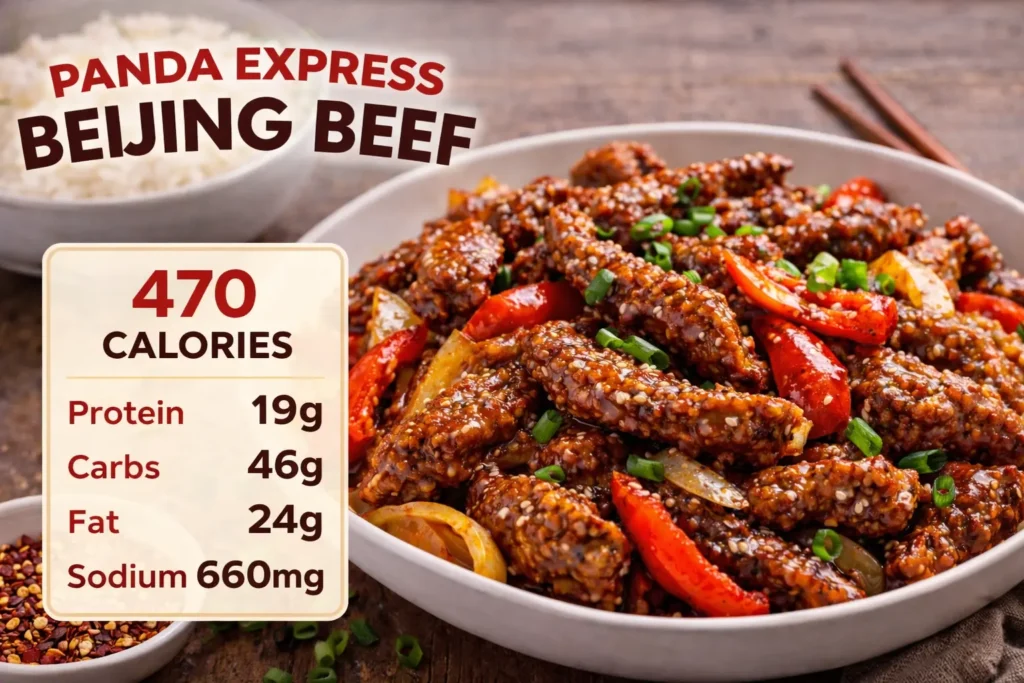 Panda Express Beijing Beef Recipe nutrition