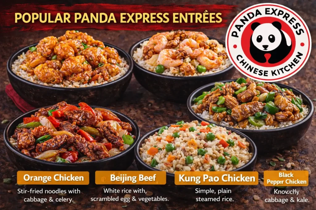 Panda Express menu photos Entrées Menu Photos
