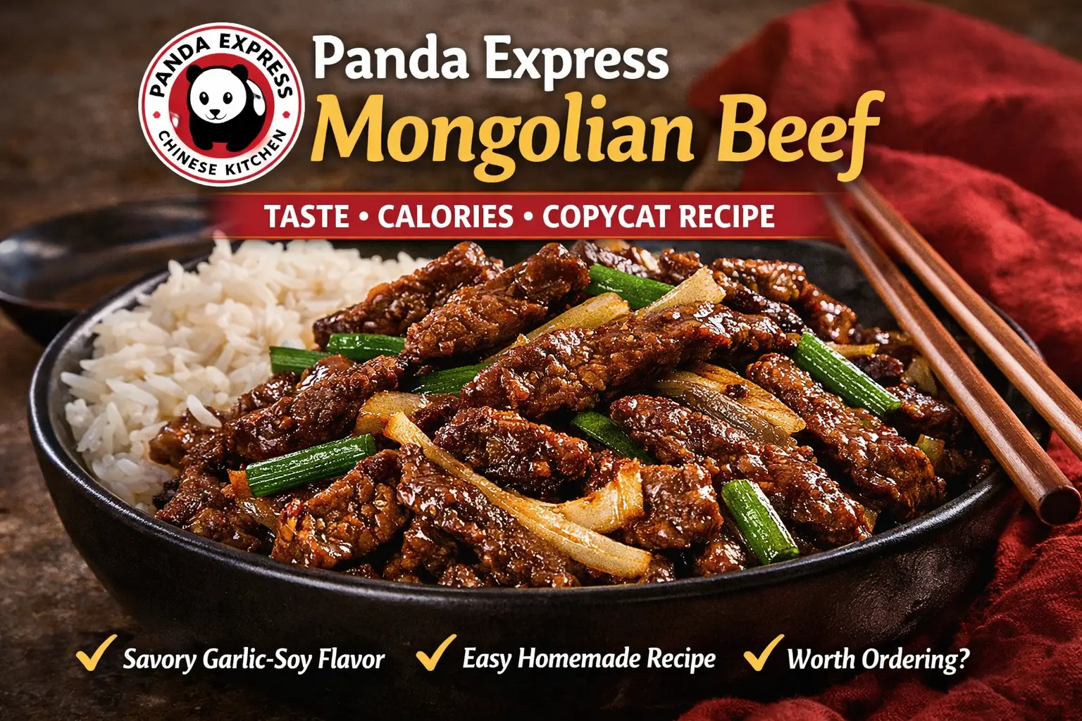 Panda Express Mongolian Beef