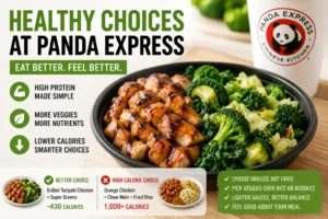 Healthy choices at Panda Express