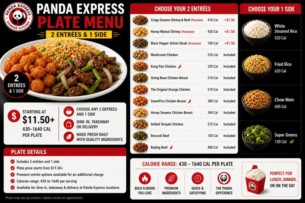panda express plate menu (panda express menu)